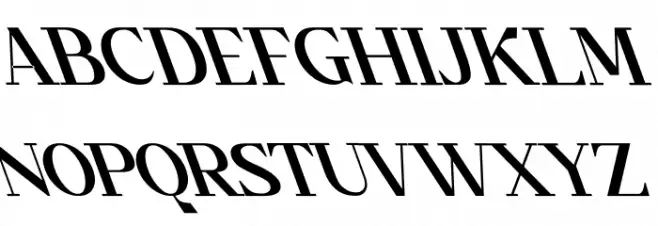 Timeline Oblique Schriftart Groß