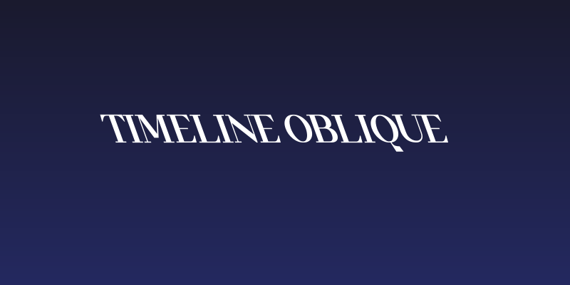 Timeline Oblique Social Header