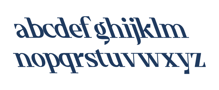 Timeline Oblique Lowercase