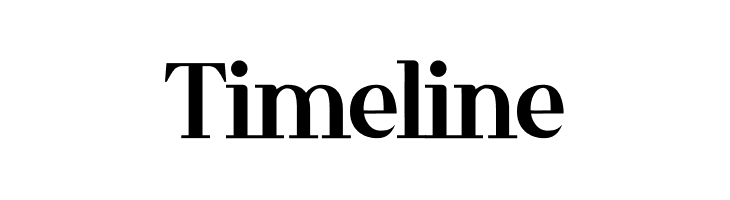 Timeline  font caratteri gratis