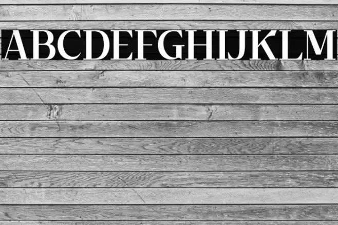 Timeline Font examples