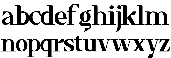 Timeline Font LOWERCASE