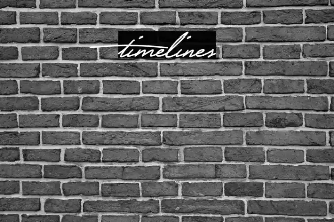 Timelines Font examples