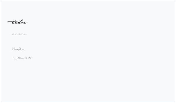 Timelines Business Card