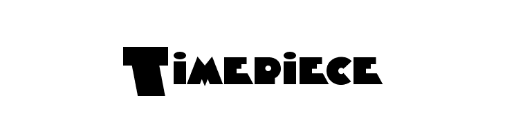 Timepiece Font