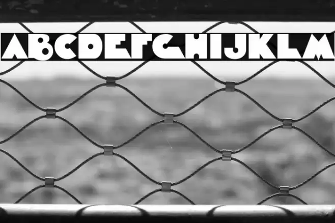 Timepiece Font examples