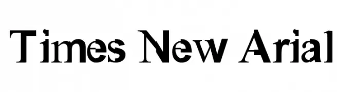 Times New Arial  Frei Schriftart Herunterladen