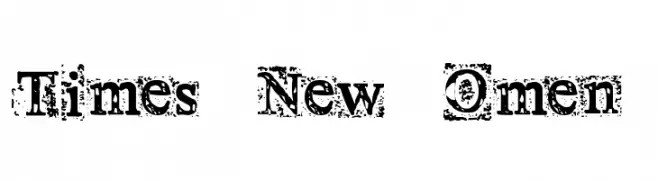 Times New Omen  Frei Schriftart Herunterladen