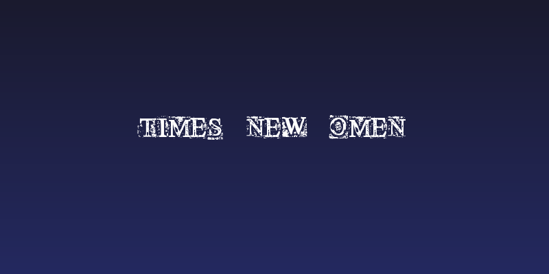 Times New Omen Social Header