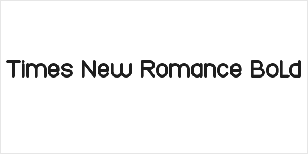 Times New Romance Bold Logo