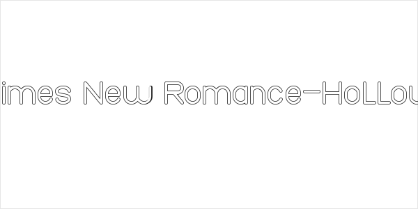 Times New Romance-Hollow Logo