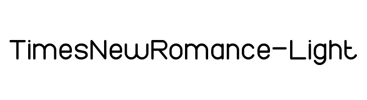 Times New Romance-Light  font caratteri gratis