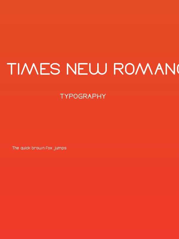 Times New Romance-Light Poster