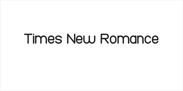 Times New Romance Logo