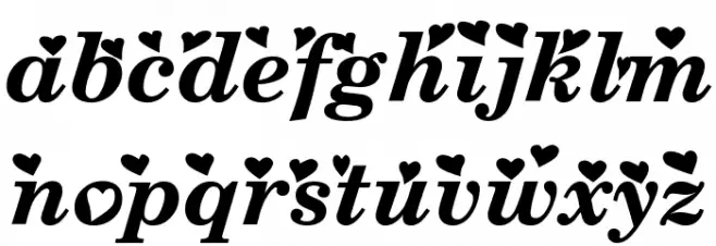 Times-New-Romance Schriftart Kleinbuchstaben