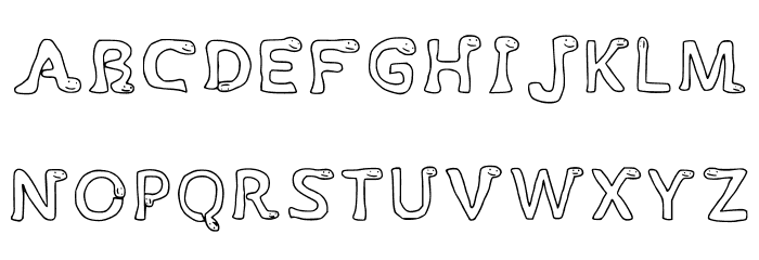 Times New Wumpus Regular Font LOWERCASE