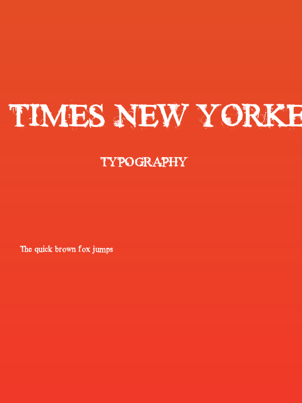 Times New Yorker Poster