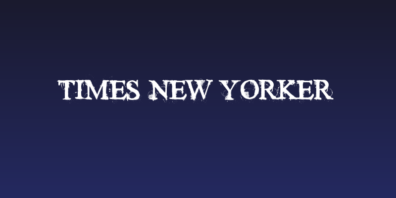 Times New Yorker Social Header