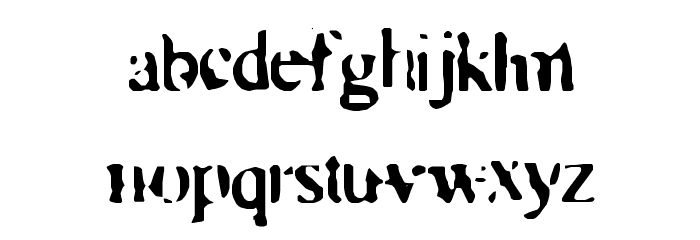 Times New Zoo-man Font LOWERCASE