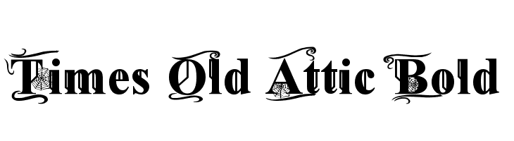 Times Old Attic Bold  Free Fonts Download