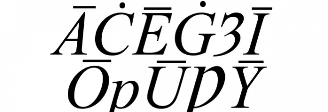 Times Old English Italic Шрифта ВЕРХНИЙ