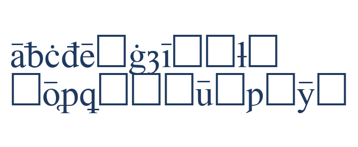 Times Old English Regular Lowercase