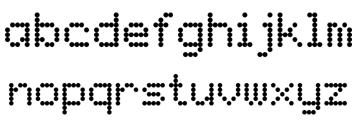 Times Square Font LOWERCASE