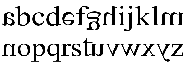 Times UnXpected Font LOWERCASE