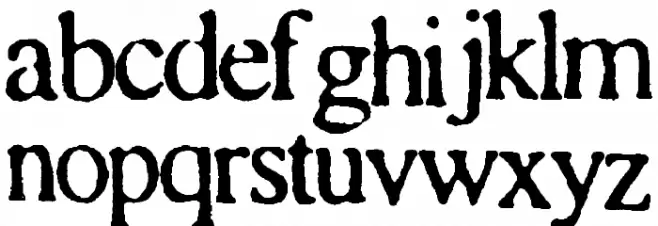 Times and Times again Font LOWERCASE