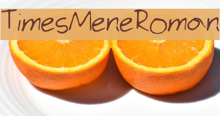 Times_Mene_Roman Font examples