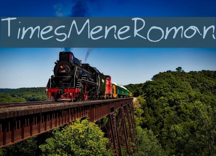 Times_Mene_Roman Font examples
