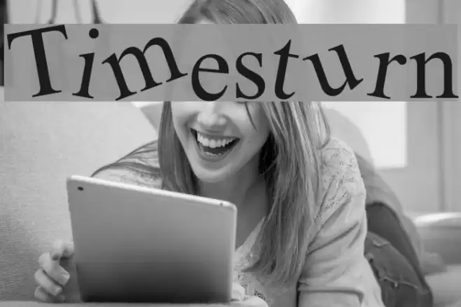 Timesturn Font examples