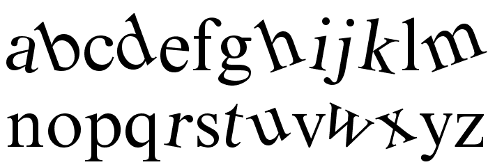 Timesturn Font LOWERCASE