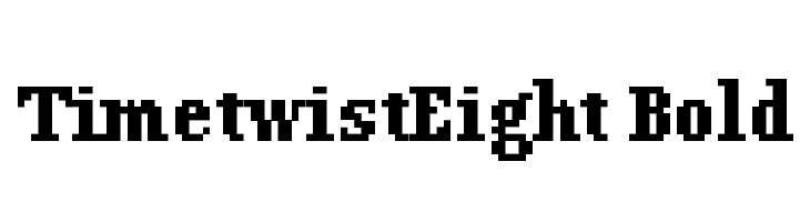 TimetwistEight Bold  フリーフォントのダウンロード