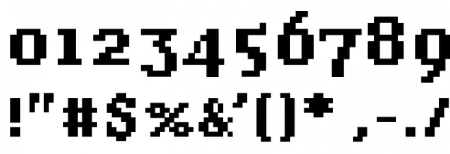 TimetwistEight Bold Font OTHER CHARS