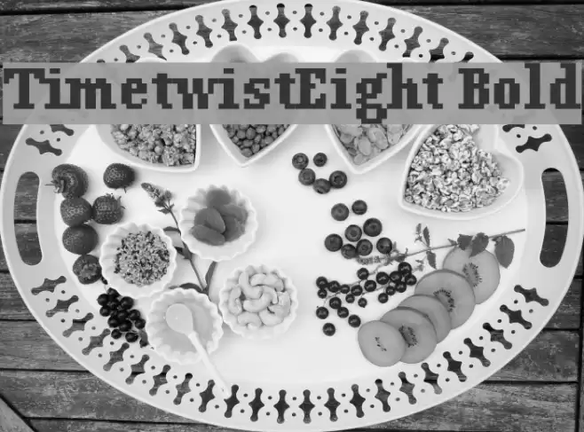 TimetwistEight Bold Font examples