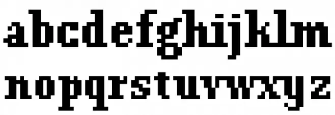 TimetwistEight Bold 字体 小写