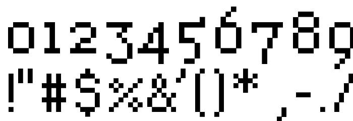 TimetwistEight Font OTHER CHARS