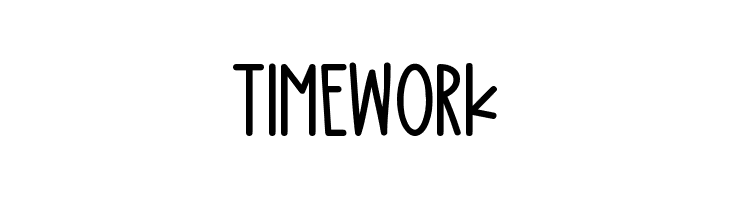 Timework  Frei Schriftart Herunterladen