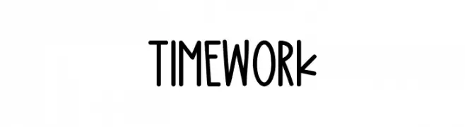 Timework  नि: शुल्क फ़ॉन्ट्स डाउनलोड