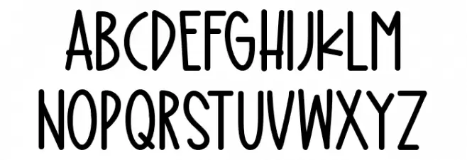 Timework Шрифта ВЕРХНИЙ