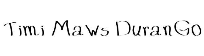 Timi Maws DuranGo  Fuentes Gratis Descargar