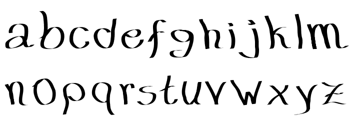 Timi Maws DuranGo Font LOWERCASE