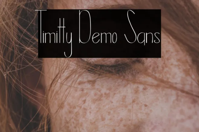 Timitty Demo Sans Example 1