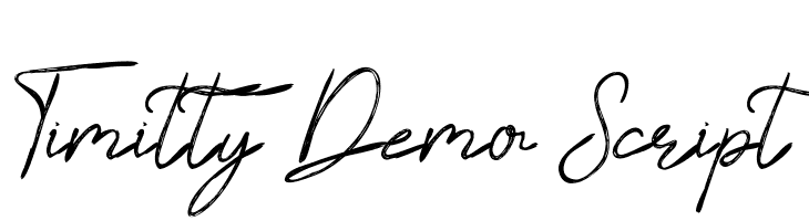 Timitty Demo Script  नि: शुल्क फ़ॉन्ट्स डाउनलोड
