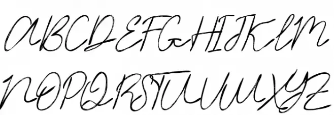 Timitty Demo Script Schriftart Groß