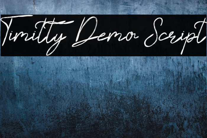 Timitty Demo Script Example 1