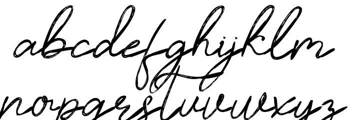 Timitty Demo Script Font LOWERCASE