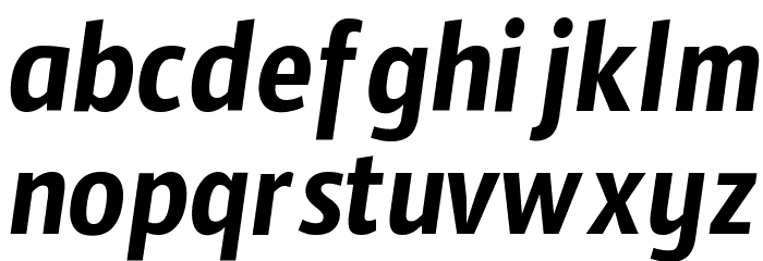 Timmana Font LOWERCASE
