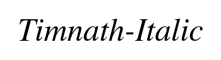 Timnath-Italic  Fuentes Gratis Descargar